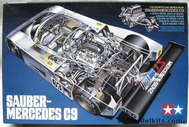 Tamiya 1/24 Sauber-Mercedes C9, 24091 plastic model kit